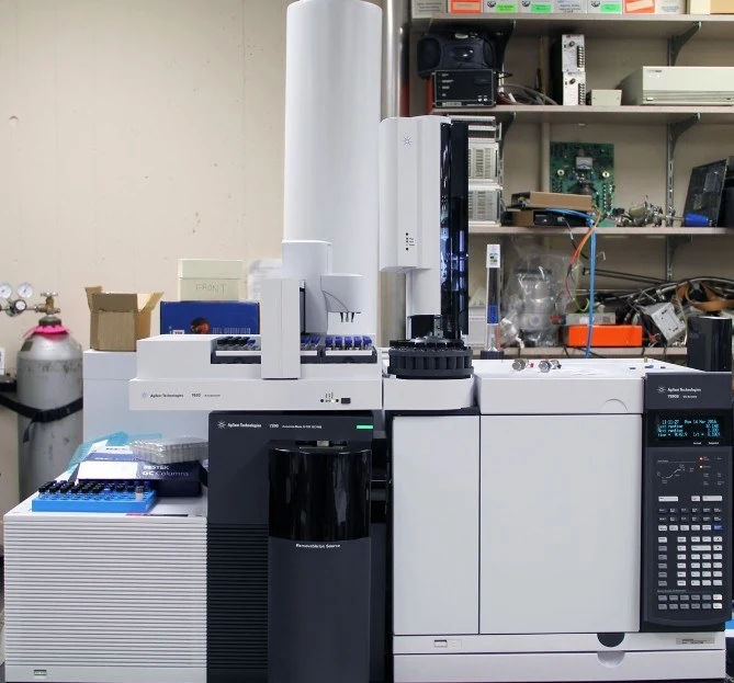 Agilent gas chromatography and mass spectrometry system