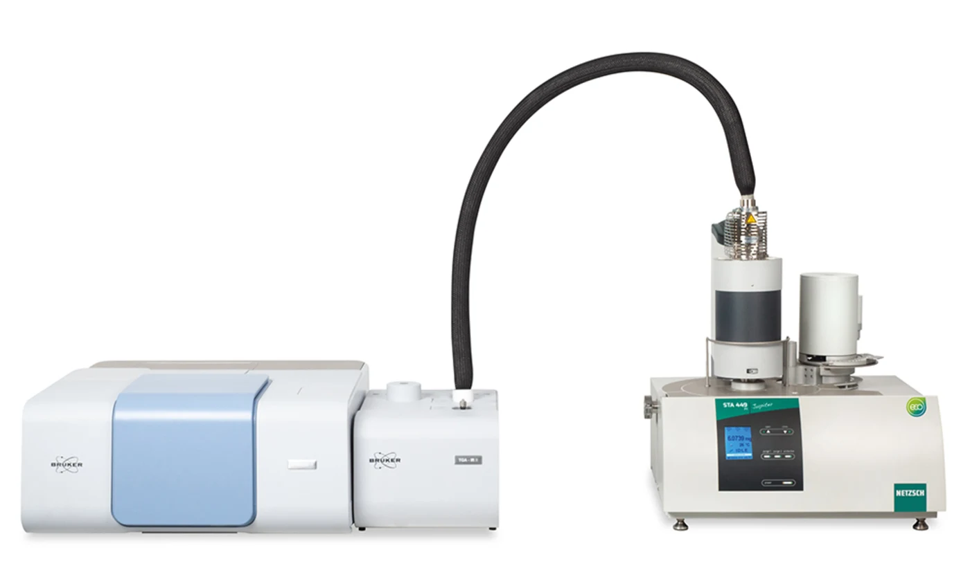 Modern Bruker TGA and FTIR thermal analysis system